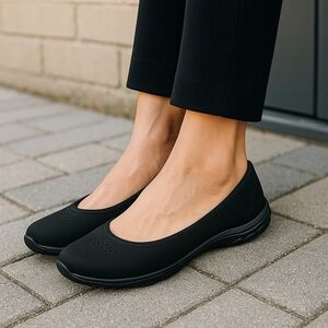 Lissom Flytes Ballet Flats Shoes Womens Size 10.5 Black